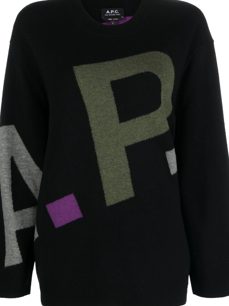 Cheap wool jumper A.P.C. Women logo-print 0424